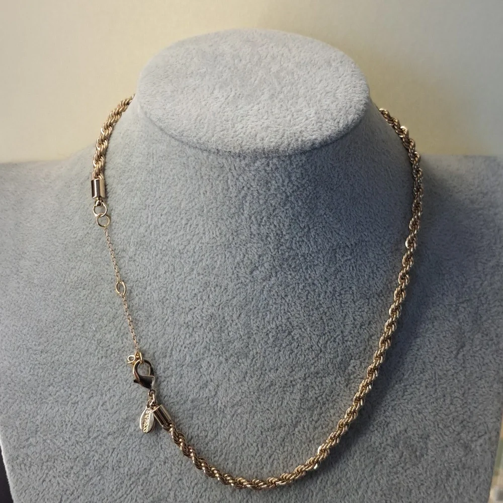 Express Gold Tone Rope Chain - Picture 2 of 4